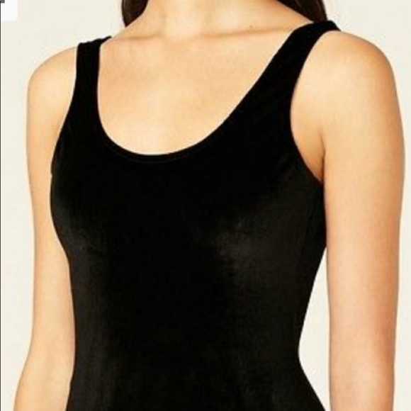 American Apparel size XS scoop back velvet dress NWT - Picture 4 of 11